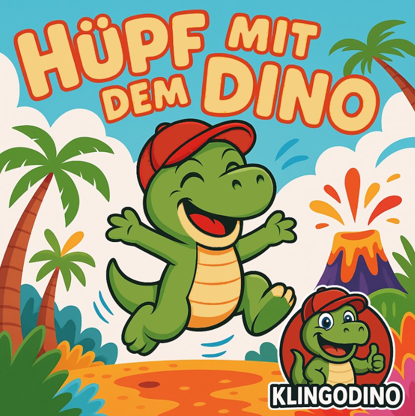 Hüpf mit dem Dino Cover